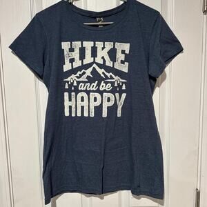 Blue and white hike and